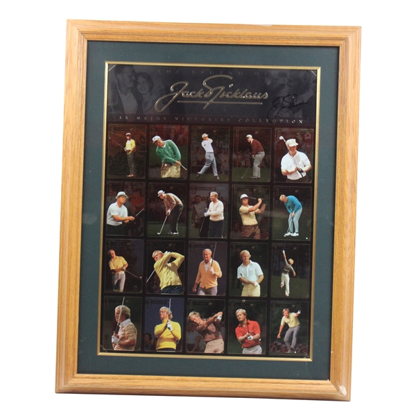 Jack Nicklaus Signed The Legend - 20 Major Victories Collection - 1959-1986 Print - Framed JSA ALOA