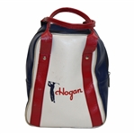 Classic Ben Hogan Red, White & Blue Leather Golf Shag Bag