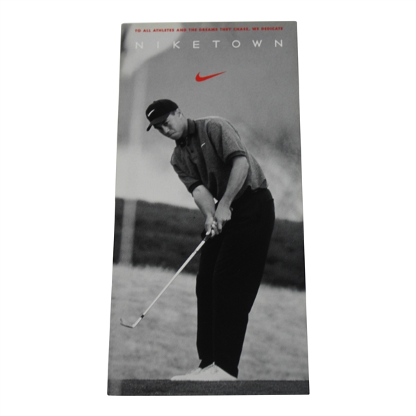 Tiger Woods Niketown Advertisement Card