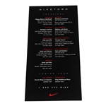 Tiger Woods Niketown Advertisement Card