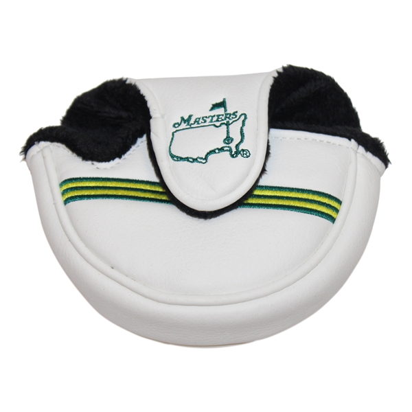 Masters Logo White & Green Mallet Putter Cover