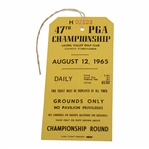 1965 PGA Championship at Laurel Valley Championship Round Ticket #H02103