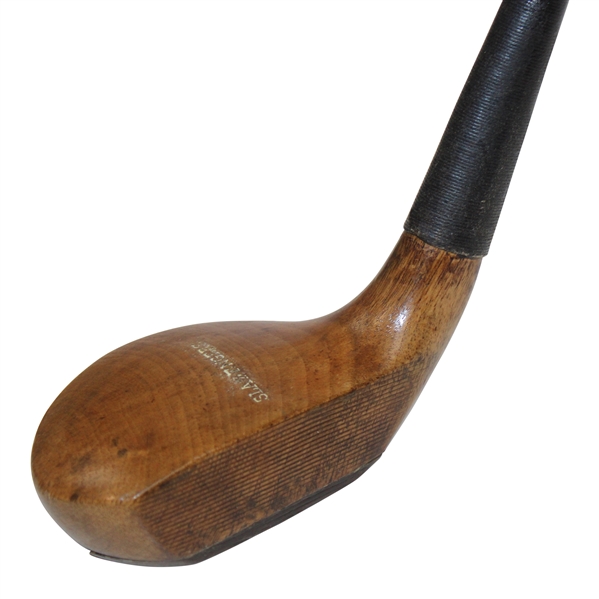 Slazengers Vintage Heavy Long Nose Putter With Hickory Shaft