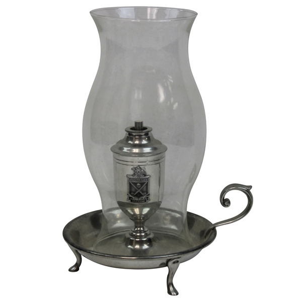 Unique Anheuser-Busch Golf Classic Kerosene Candle Lamp with Glass Dome/Cover