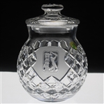 PGA Tour Waterford Crystal Biscuit Barrell with Lid