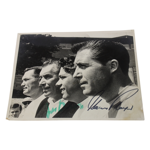 Gary Player & Julius Boros Signed Photo JSA ALOA