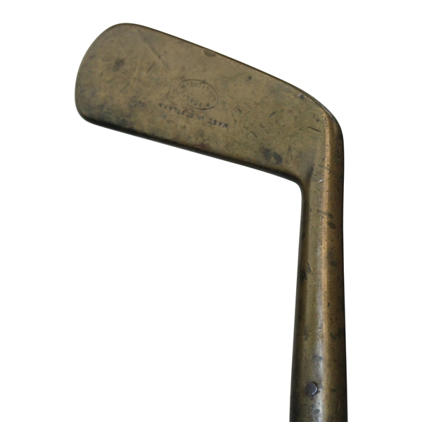 R. Foulis Lake Forest Brass Putter w/Sheep Skin Grip 