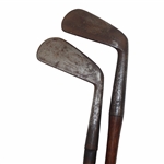 R. Forgan Hand Forged Iron & Mashie w/Shaft Stamps