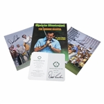 Multi-Major Winner David Graham Signed Muirfield Scorecard, SI Magazine & Two (2) Photos JSA ALOA