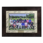 Nicklaus, Annika, Trevino & Thirteen (13) others Signed 2023 Insperity Inv. Photo - Framed JSA ALOA