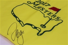 Sergio Garcia Signed 2017 Masters Tournament Embroidered Flag JSA ALOA