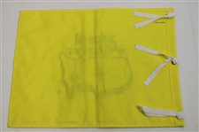 Jon Rahm Signed 2023 Masters Tournament Embroidered Flag JSA ALOA