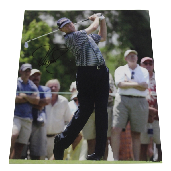 Davis Love III Signed Post-Swing Photo JSA ALOA