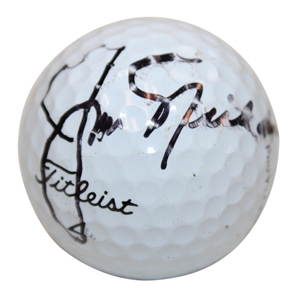 Jack Nicklaus Signed Titleist 4 Practice ProV1 392 Logo Golf Ball JSA ALOA