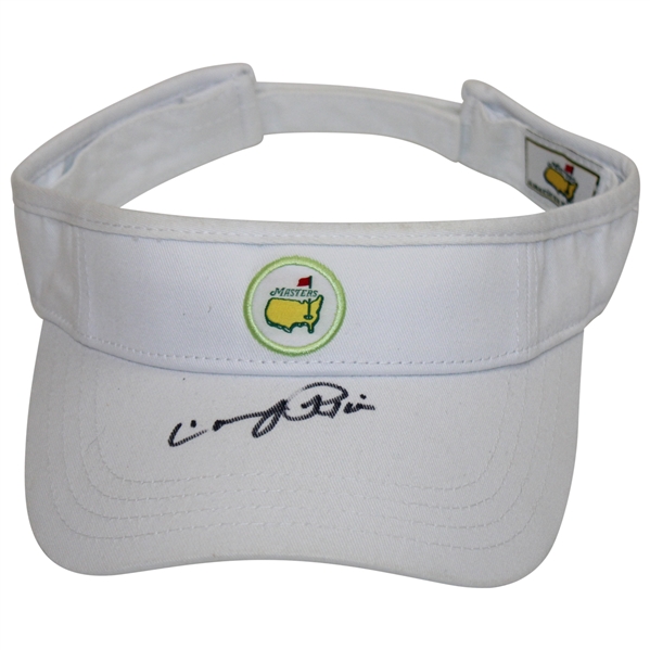 Condoleeza Rice Signed Masters Tournament Logo Visor JSA ALOA