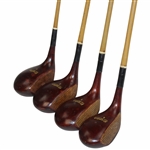 Kroydon Cusotm Built Registered Set of Stif-Flex Hatch Face 1, 2, 3 & 4-Wood Golf Clubs