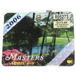 2006 Masters Tournament SERIES Badge #R05273 - Phil Mickelson Winner