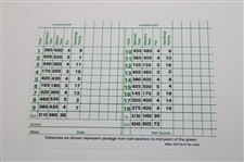 Ben Crenshaw Signed Augusta National Golf Club Scorecard w/Years Won JSA ALOA