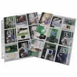 Eighteen (18) Autograph/Relic Numbered Cards Including Justin Leonard, Corey Pavin, Curtis Strange & Others