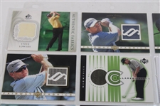 Eighteen (18) Autograph/Relic Numbered Cards Including Justin Leonard, Corey Pavin, Curtis Strange & Others