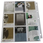 Eighteen (18) Autograph/Relic Numbered Cards Including Justin Leonard, Corey Pavin, Curtis Strange & Others