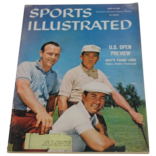 June 1960 Issue Of Sports Illustrated US Open Preview w/Arnold Palmer On The Cover