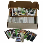 Box of Assorted Golf Cards Including Tiger Woods, Jack Nicklaus, Arnold Palmer, Annika Sorenstam & More