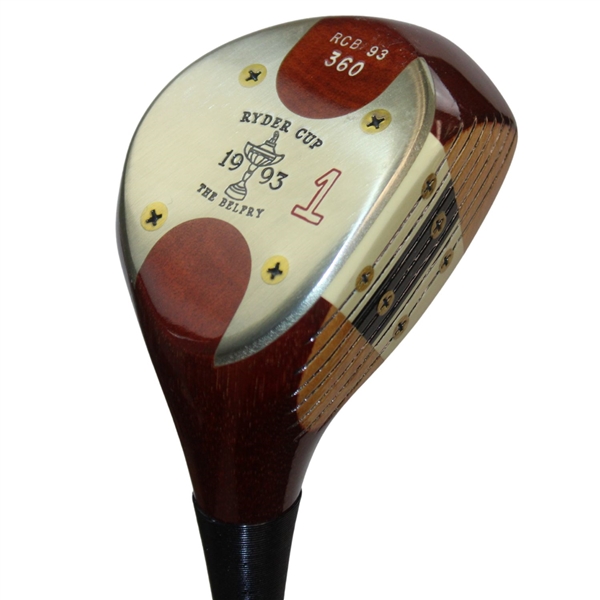 1993 Ryder Cup at Belfry Ltd Ed RCB93 #360/2500 Driver with Paperwork