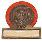 1982 US Senior Amateur Championship Contestant Badge