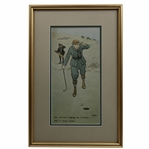 John Hassall (1868-1948) Chromolithograph - Wood Framed Double Matted