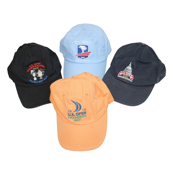 2011, 2014, 2015 & 2019 US Open Championship Hats