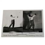 Bobby Jones & Thomson Follow Thru Dual Single Flash Sequence Edgerton Study Card