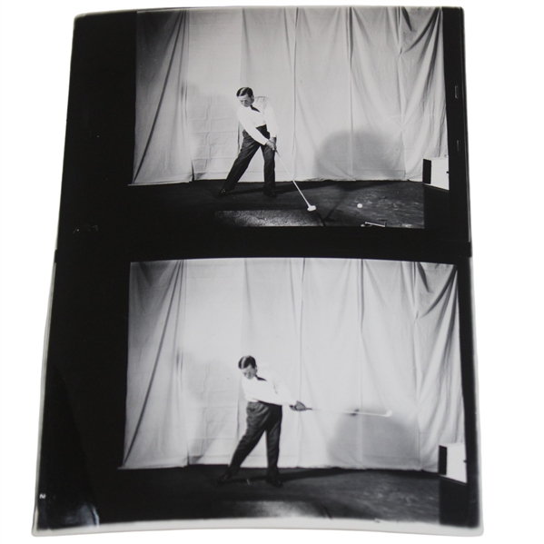 Bobby Jones Follow Thru Flash Sequence Edgerton Study Dual Image Card