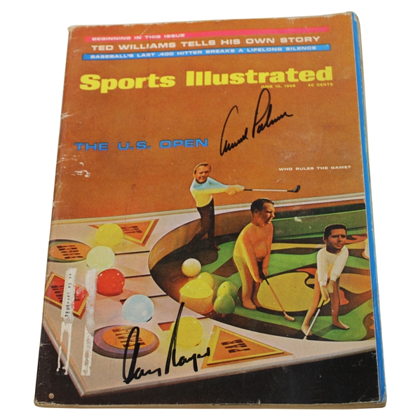 Arnold Palmer & Gary Player Signed 1968 Sports Illustrated Magazine - June JSA ALOA