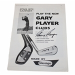 Gary Player Signed Gary Player Clubs Advertising Page JSA ALOA