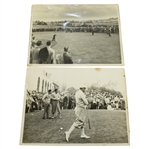 Two Original Golf Photos - Dawson, Mangrum & Locke Riviera Photo and 1945 Oxford