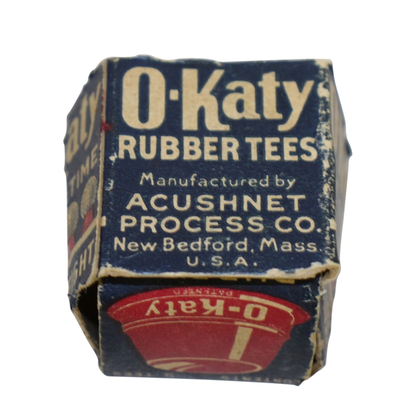 Vintage Acushnet Process Companys O Katy Rubber Tees In Original Box