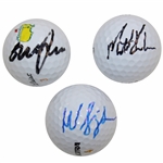 Matt Kuchar, Webb Simpson & Graeme McDowell Signed Golf Balls JSA ALOA