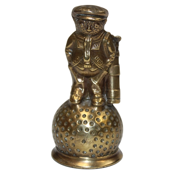 Dunlop Man Brass Golfer Bell