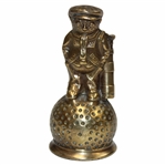 Dunlop Man Brass Golfer Bell