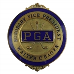 Walter Hagen’s PGA of America Honorary Vice President Badge