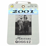 2001 Masters Tournament Series Badge #Q06642