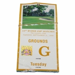 1999 Ryder Cup At The Country Club Grounds Ticket Set