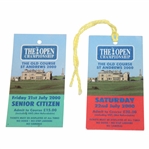 2000 The Open Championship at St. Andrews Friday & Saturday Tickets