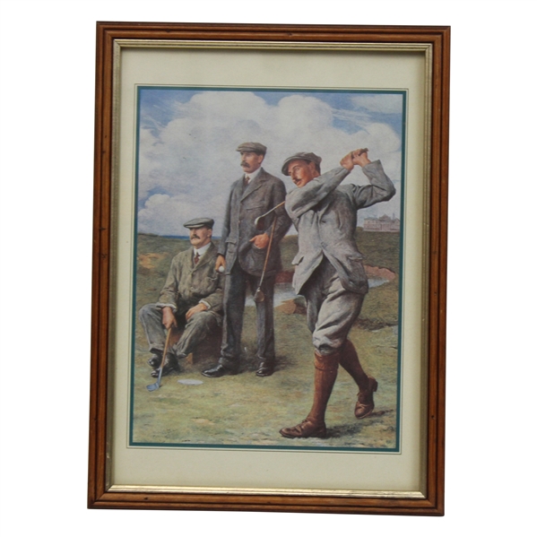 The Great Triumvirate Print by Artist Clement - Framed