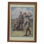 The Great Triumvirate Print by Artist Clement - Framed