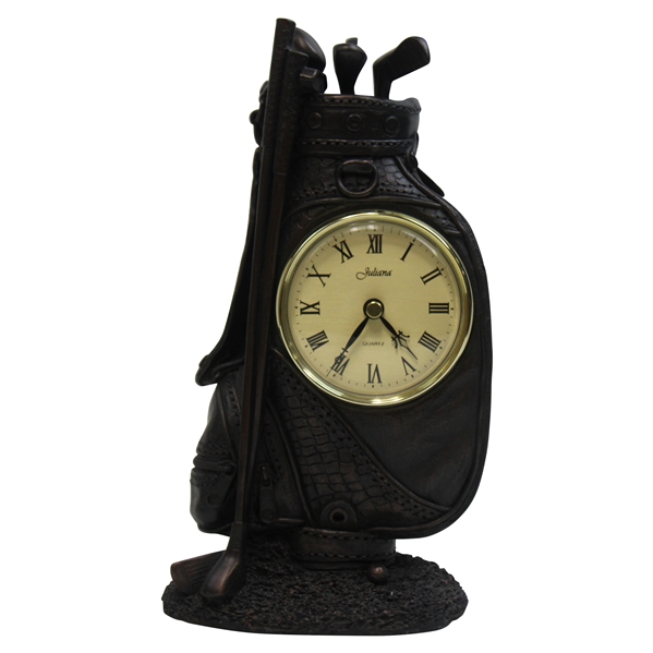 Juliana Golf Bag Themed Resin Clock - Battery Operated