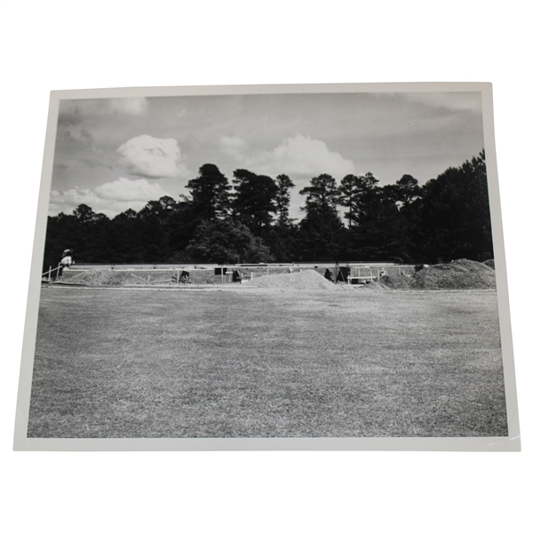 1953 Augusta National Eisenhower Cabin Construction Morgan Fitz Type 1 Photo PSA #1P17191