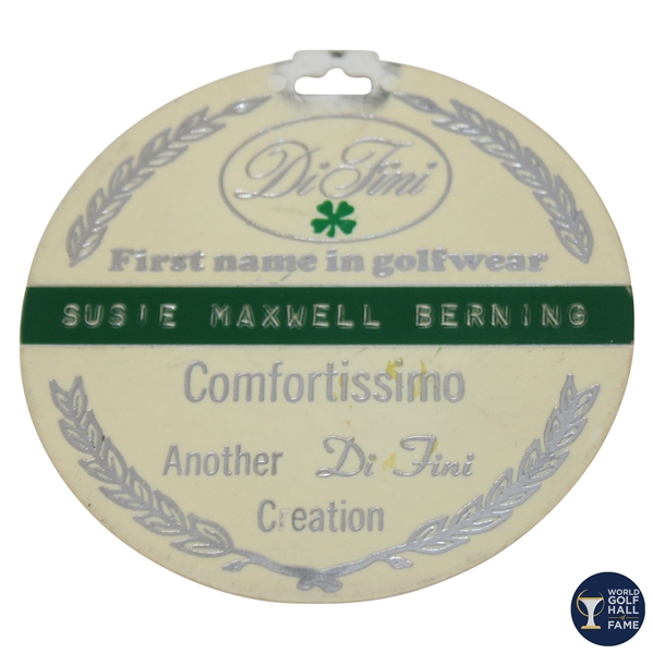 Susie Maxwell Bernings DiFini Comfortissimo Four Leaf Clover Bag Tag 