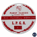 Susie Maxwell Bernings LPGA Maga Pabst Classic Contestant Bag Tag #5